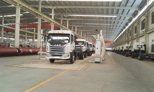 江淮格爾發<a href=http://www.wangbaomu.cn/ssc target=_blank class=infotextkey>灑水車</a>批量出口委內瑞拉